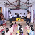 DR.S.RAJENDRAN AINP PRESIDENT Provided rice for Association Members families During flood