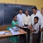 DR.S.RAJENDRAN AINP President Donated Motivational Books to Students Of ASSISI Matriculation School