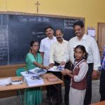 DR.S.RAJENDRAN AINP President Donated Motivational Books to Students Of ASSISI Matriculation School