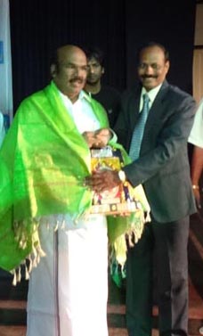 Dance India Award Function DR.S.RAJENDRAN AINP President with Minister Jayakumar