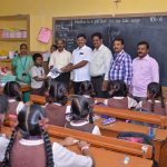 DR.S.RAJENDRAN AINP President Donated Motivational Books to Students Of ASSISI Matriculation School