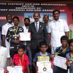 DR.S.RAJENDRAN AINP PRESIDENT at Avichi school as VIP For Inter District kho-kho Championship
