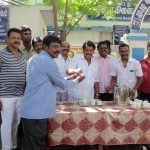 DR.S.RAJENDRAN AINP President aliong with V.N.RAVI Virugambakkam MLA Distributed Nilavembu kazhayam to people at saligramam library which was financed by ALL INDIA NEWSPAPER EDITORS AND PUBLISHERS ASSOCIATION