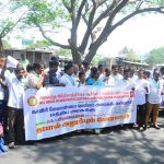 demontration to create kaveri managament board in the presence of DR.S.RAJENDRAN AINP President