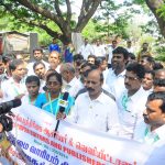 demontration to create kaveri managament board in the presence of DR.S.RAJENDRAN AINP President