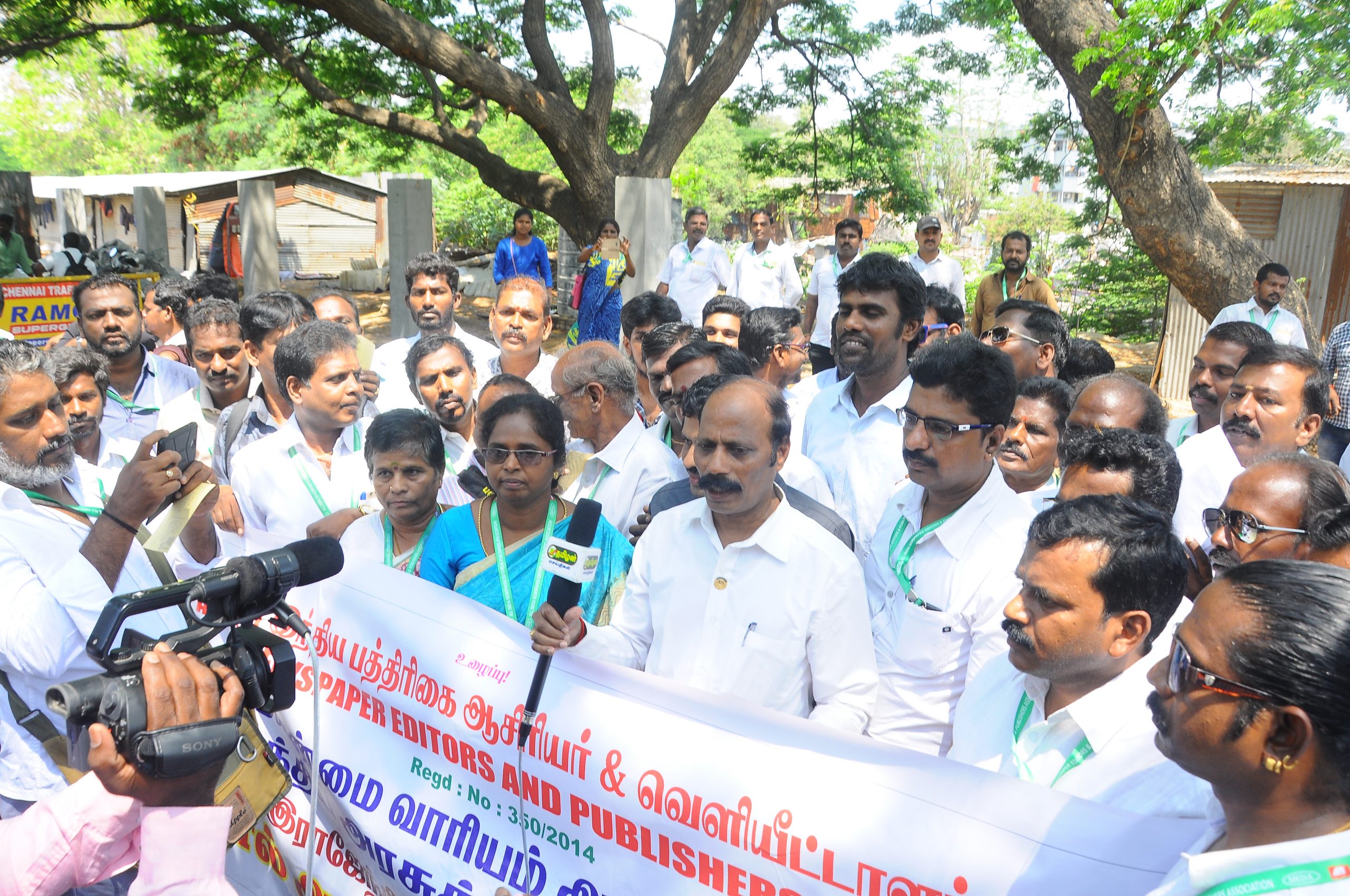 demontration to create kaveri managament board in the presence of DR.S.RAJENDRAN AINP President